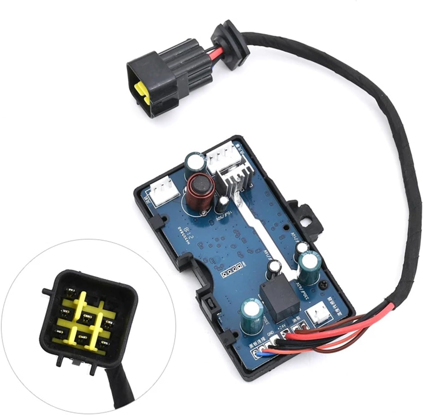 12V/24V Diesel Heater Control Board Parking Heater Controller Panel Diesel Heater Motherboard LCD Controller with Remote Control Wiring Harness Sensor fits for Chinese Diesel Heater 2KW 5KW 8KW
