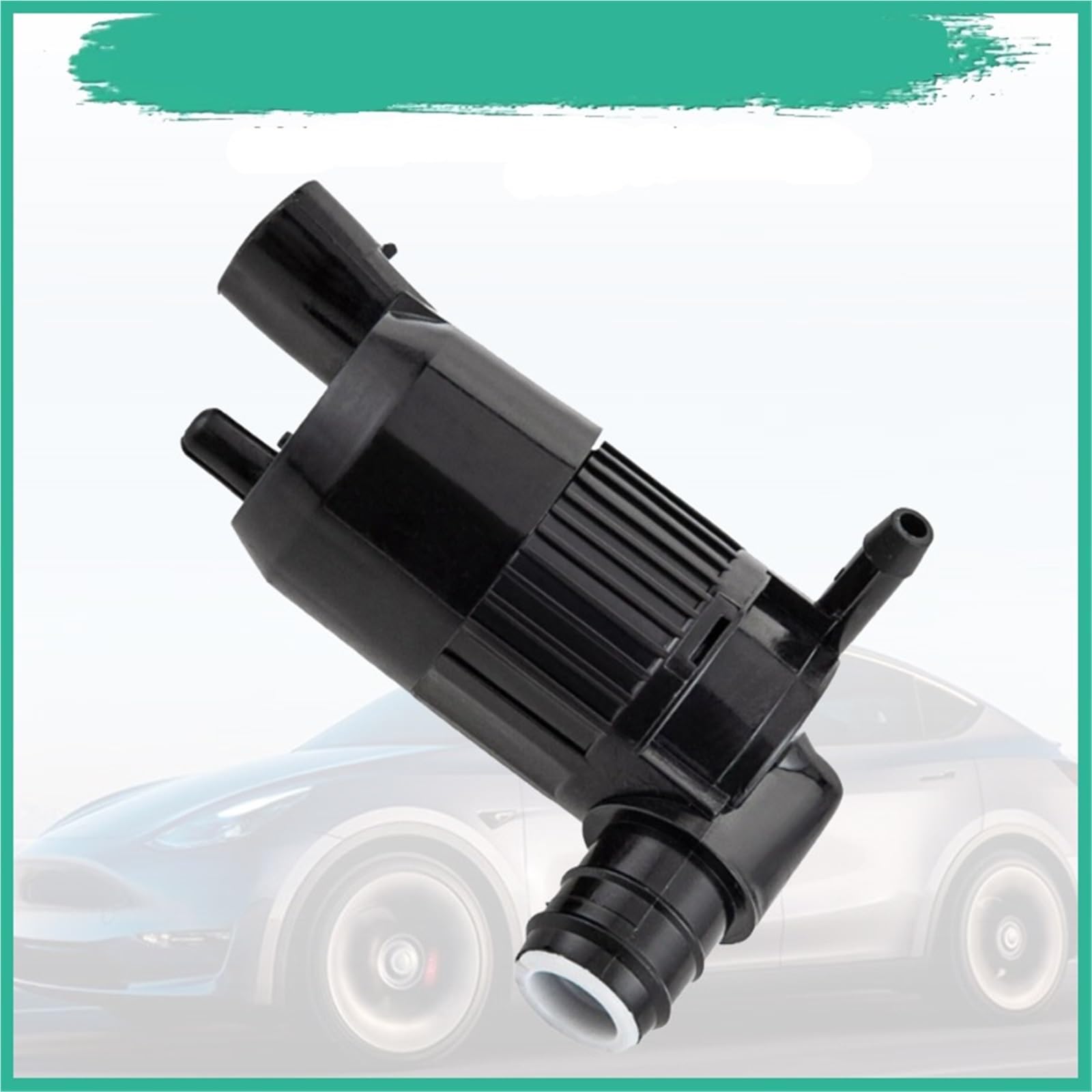 Bomba de agua de limpiaparabrisas Bomba limpiaparabrisas automotriz, Motor de pulverización de agua, accesorios Compatible con Tesla Model S 2016-2021
