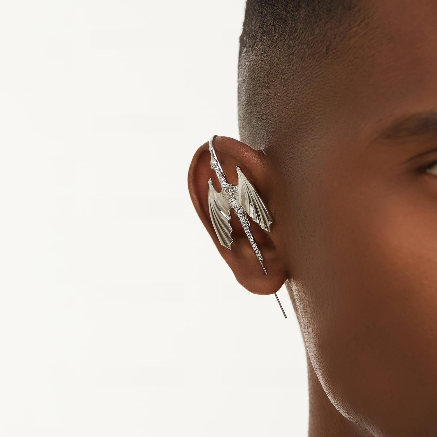 Stormscale Helix Hook Earrings – Adjustable, Hypoallergenic, Unisex Ear Cuff Style