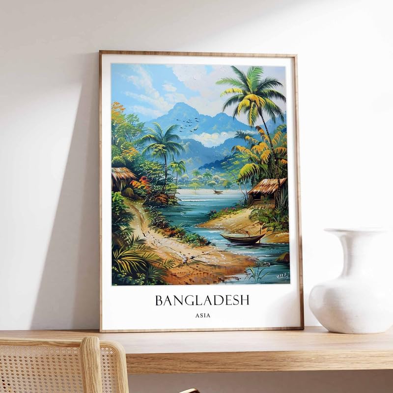 Décoration Murale Inspirante Toile A0 Poster Islamique pour Murs Vides et Tristes