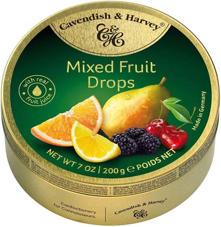 Mixed Fruit Drops, 200Gm (Germany) (Pack of 1)