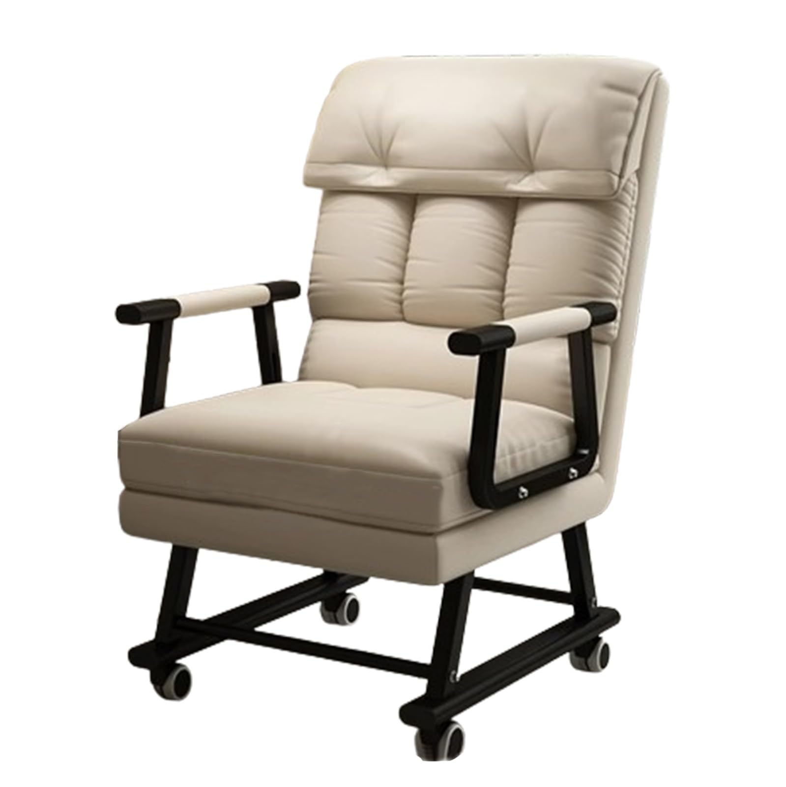 Umwandelbarer Bürostuhl 3 In 1 Schlafsessel Mit Bettfunktion Relaxsessel Mit 5-Fach Verstellbare Rückenlehne Sofabett Klappbar Für Wohnzimmer Zuhause Büro(Multi-Colored,65 * 59 * 99cm)