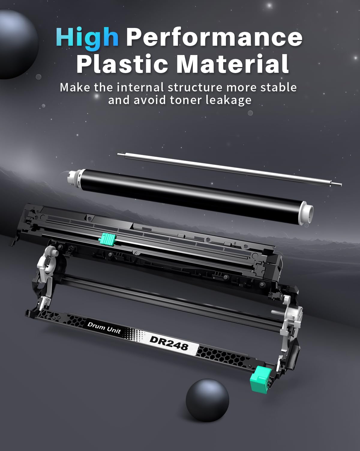 INK4U DR248CL Tamburo Compatibile con Brother DR248 CL Tamburo per Brother HL-L3215CW L3220CW L3240CDW L8230CDW L8240CDW MFC-L8340CDW L8390CDW L3760CDW DCP-L3515CDW L3560CDW Drum DR-248CL