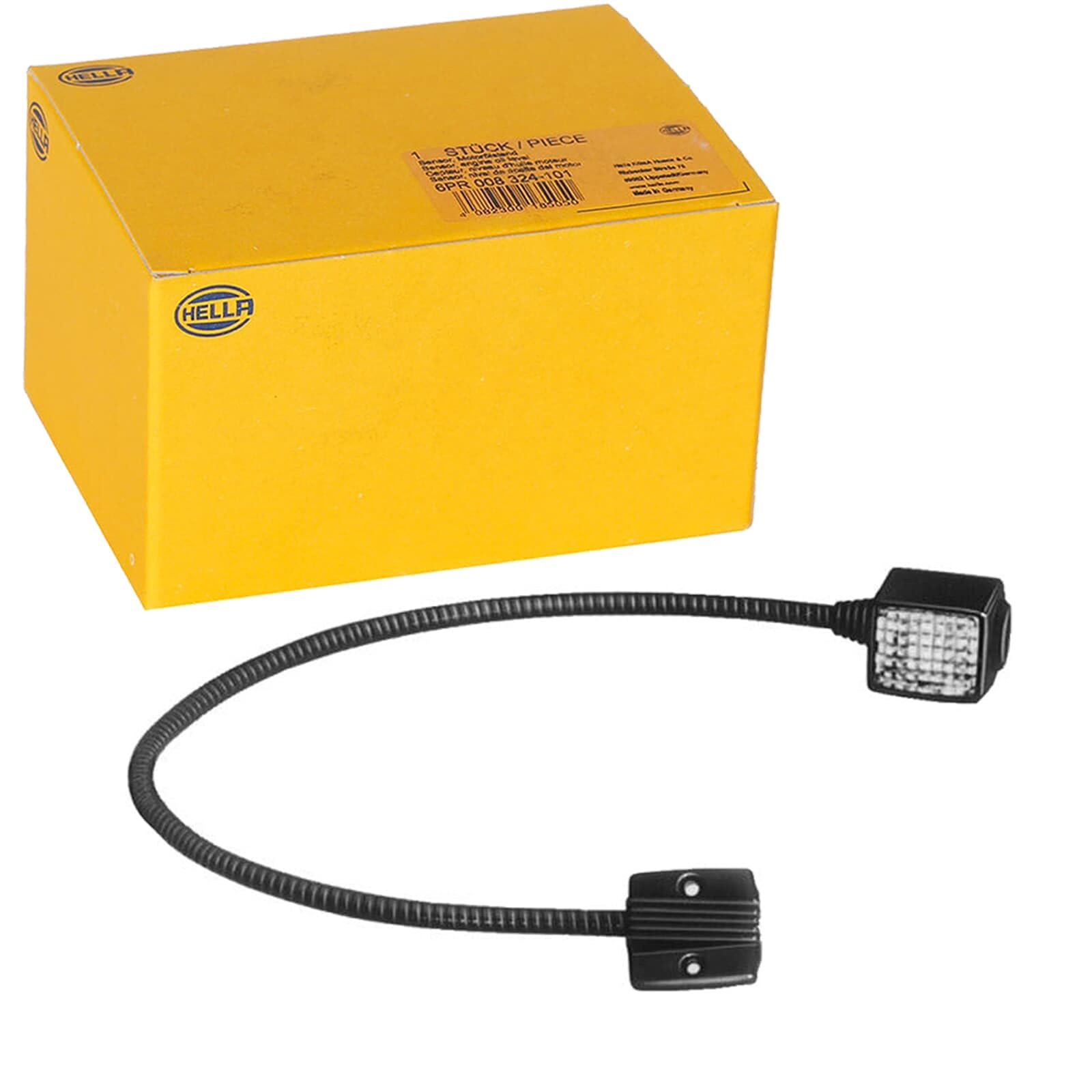 HELLA 2Ab 004 532-061 Lampe De Lecture - Halogène - 12V - 6.0W - T4W - Montage En Saillie - Couleur Du Voyant: Limpide - Intérieur - Quantité: 1