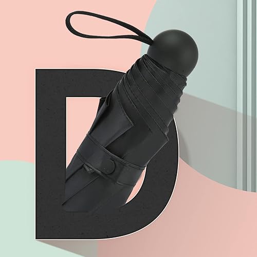 Miniatura 9 de plplaaoo Paraguas de bolsillo, mini paraguas, paraguas pequeño, paraguas pequeño para bolso, mini paraguas de sol, paraguas de cápsula, mini