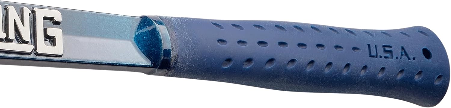 ESTWING Burpee Rock Pick - 17" USA Made Geologist Tool with Pointed Tip & Shock Reduction Grip - BP500