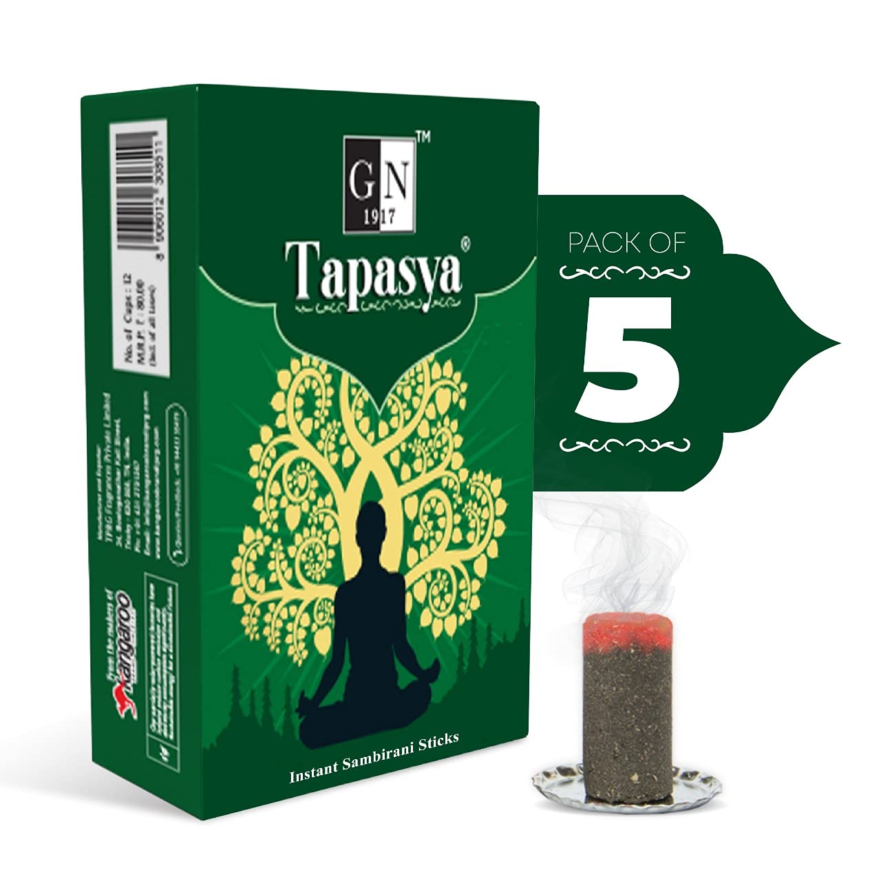 See full amazon price history chart for GN 1917 Non Charcoal Tapasya Dhoop Sticks | Combo Pack of 5 | Dhoop Sticks for Pooja & Meditation | Long Lasting Fragrace Sambrani Sticks | 300 Dhoop Sticks GN 1917 Non Charcoal Tapasya Dhoop Sticks | Combo Pack of 5 | Dhoop Sticks for Pooja & Meditation | Long Lasting Fragrace Sambrani Sticks | 300 Dhoop Sticks (B093DNCR4M) Amazon Price History, Amazon Price Tracker