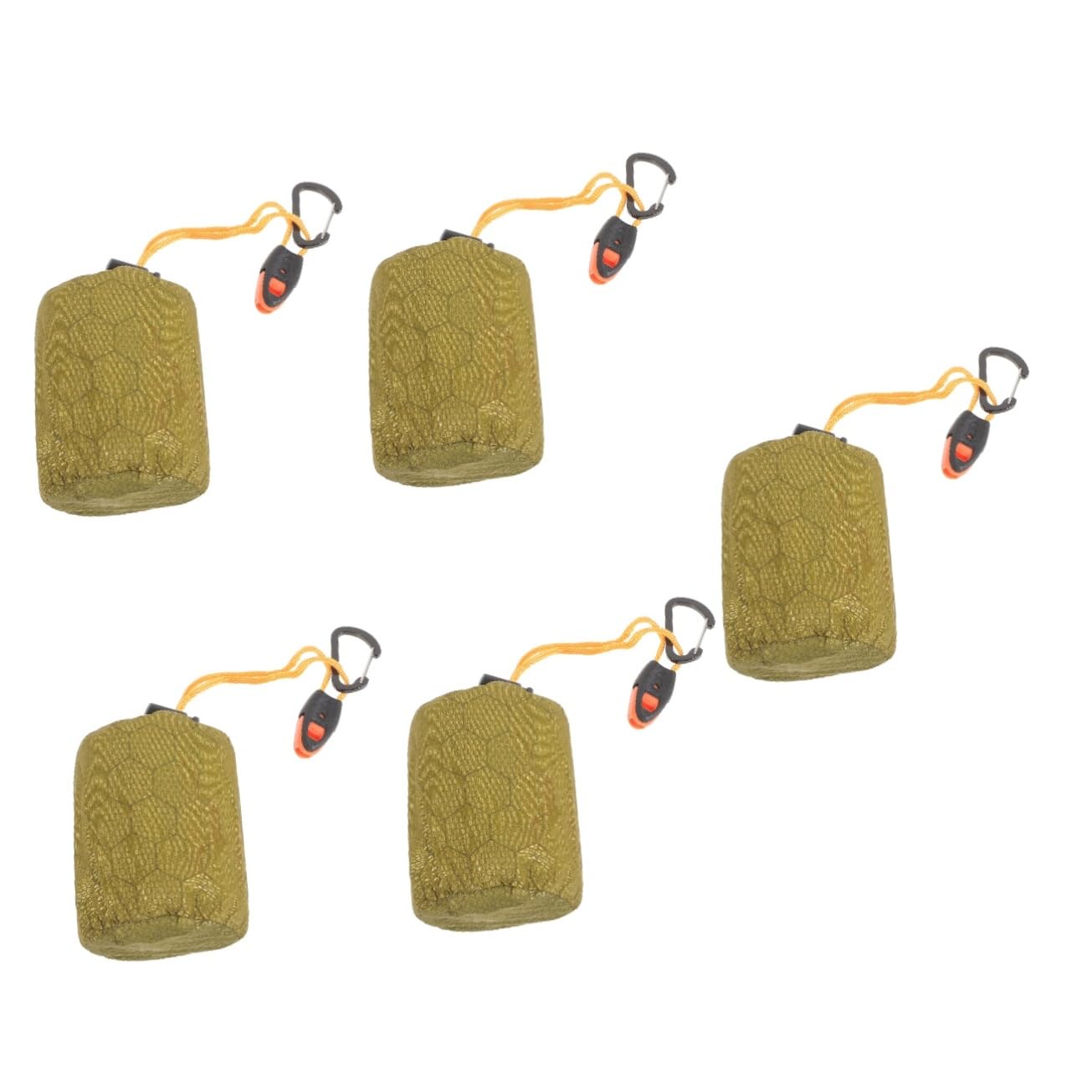 ifundom Notfall Schlafsack Aluminiumfolie Tragbar und Winddicht für Outdoor Aktivitäten Wie Camping Trekking und Erste Aufbewahrungstasche und Pfeife