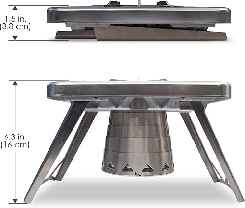 Miniatura 10 de nCamp Juego de 4 piezas de cocina para acampar al aire libre con estuche de transporte para senderismo y mochilero