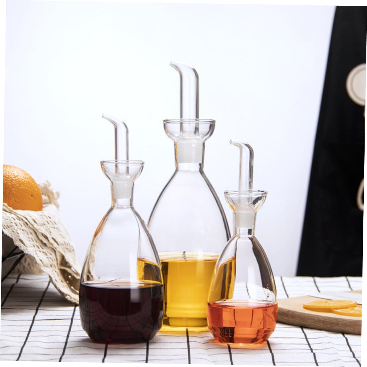 Aceitera de Vidrio 250ml para Cocina y Condimentos Líquidos