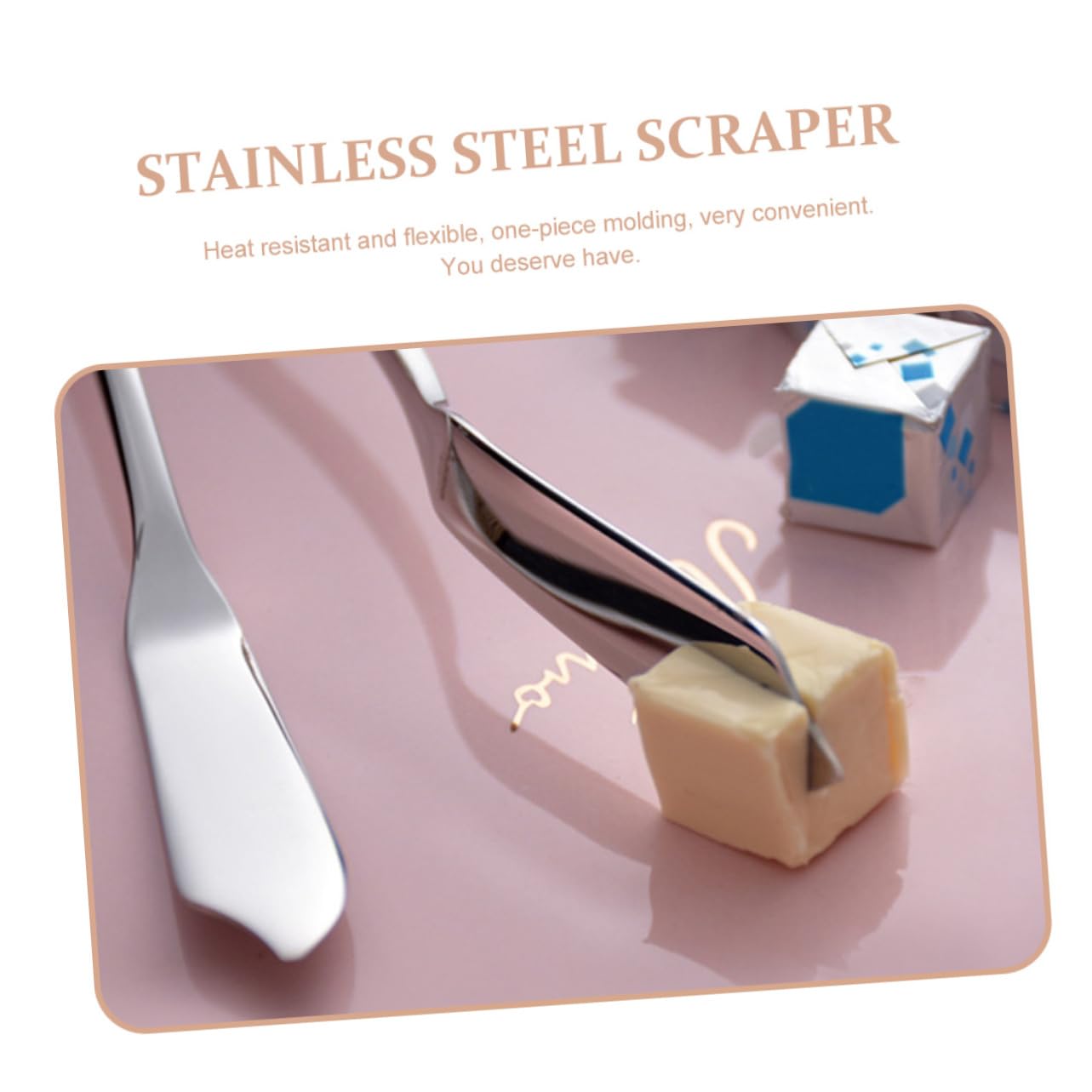 GRIRIW Cooking Utensil Non-stick Baking Spatula for Jam Icing Lightweight Sturdy for Kitchen Use