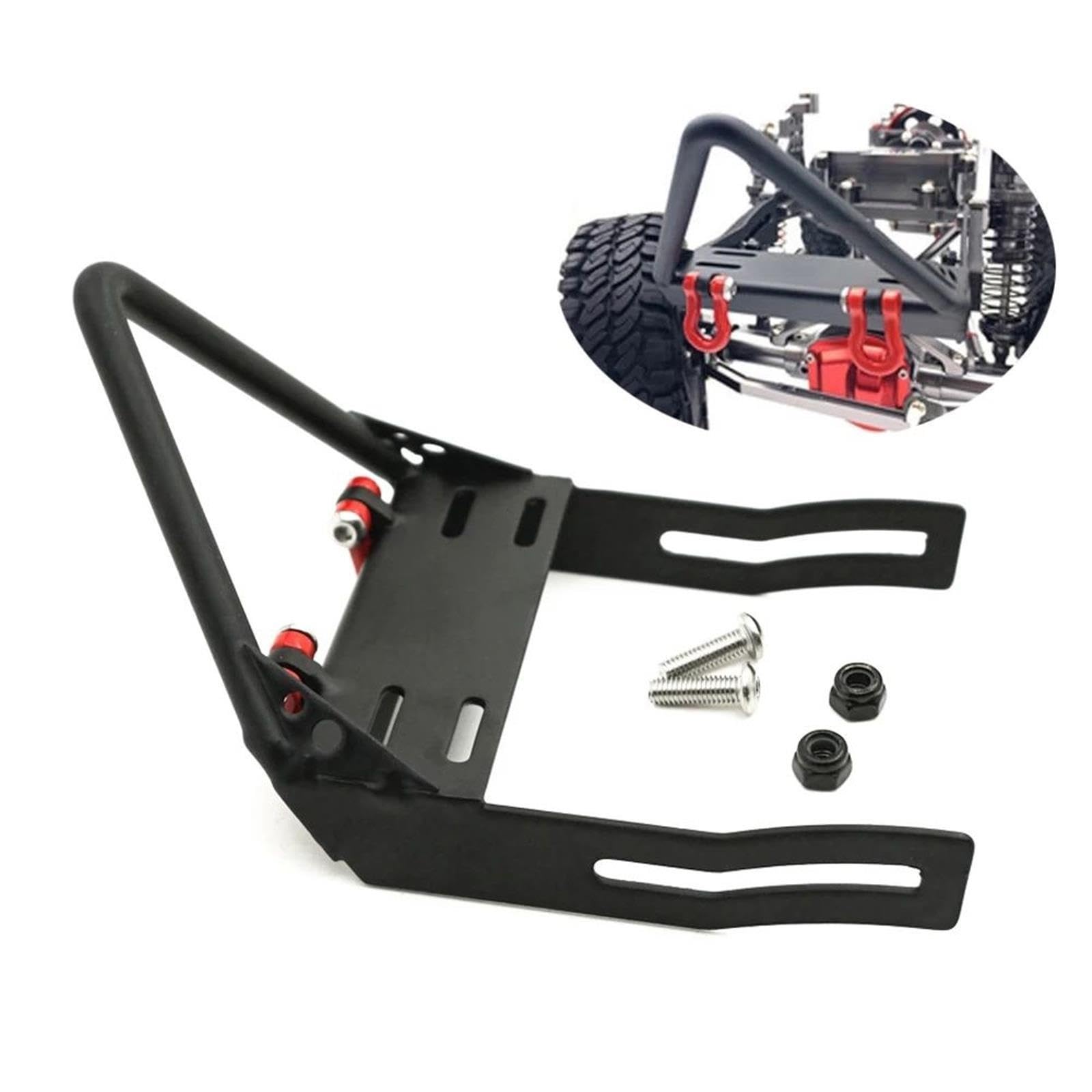 Per Axial Per SCX10 Per Wrangler 1/10 Rc Autos Paraurti Anteriore
