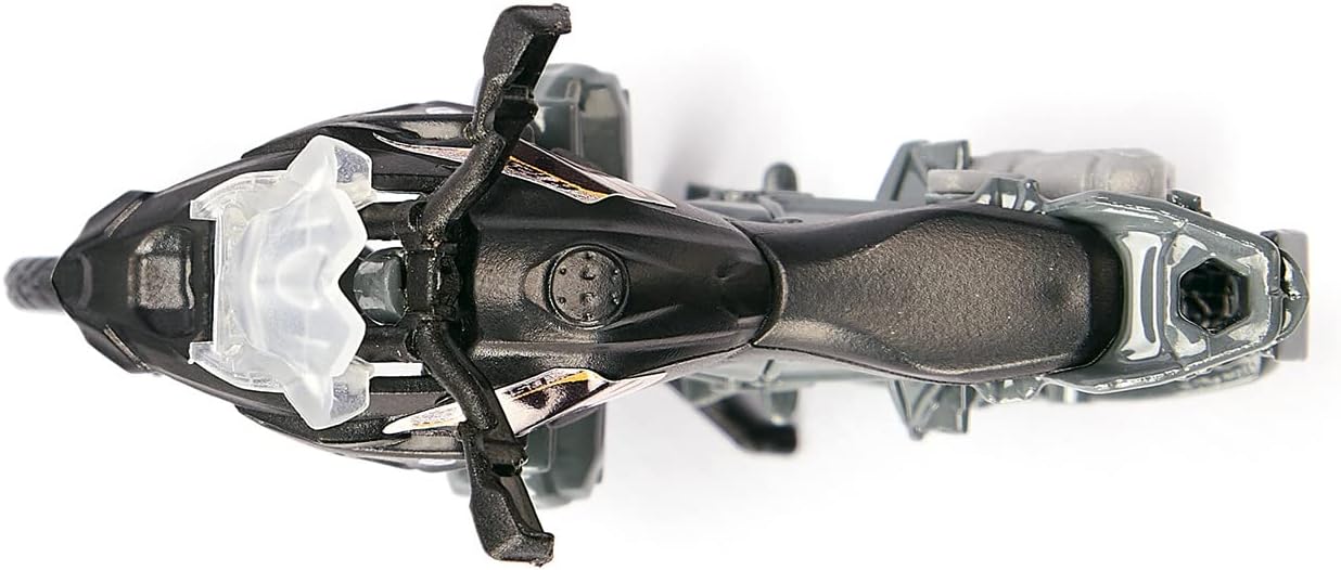 Siku 1399 BMW R 1250 GS LCI Zabawkowy motocykl Metal tworzywo sztuczne Czarny srebrny Ruchome kierownica i nóżka Gumowe opony