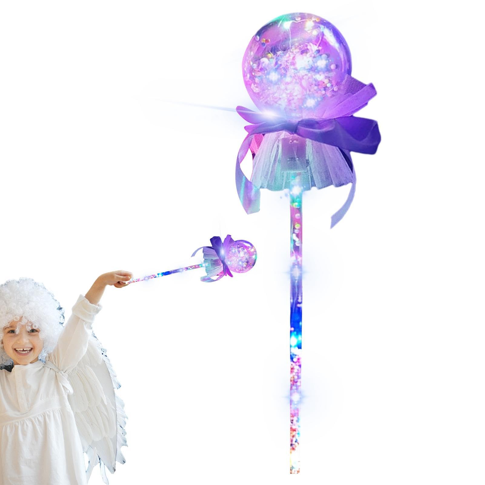 Amazon.co.jp: 光るステッキ - 光る魔法の杖 - 魔法の棒 - Led