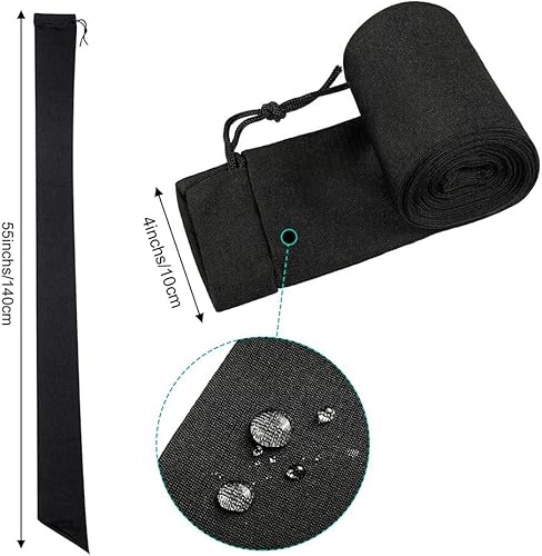 Miniatura 2 de Funda para calcetines de pistola de 54 pulgadas, 35 piezas ampliadas tratadas con rifles de punto con cierre de cordón, adecuadas para rifles con