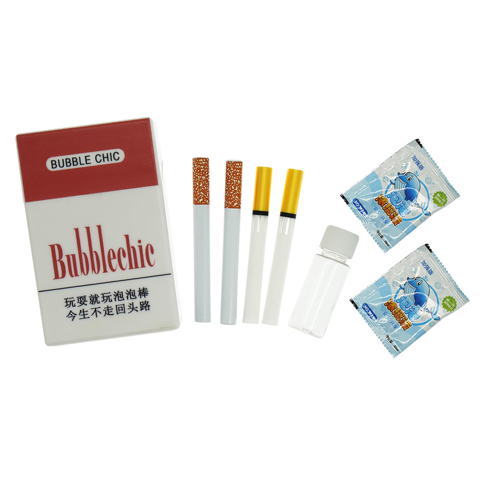Amazon.com: Zeetain Bubble Cigarette Pack  Realistic Fake Cigarette Bubble  Blower with Bubble Solution, Mini Cigarette Bubbles Maker for Stress  Relief, Fun Party Gift for Adults : Toys & Games