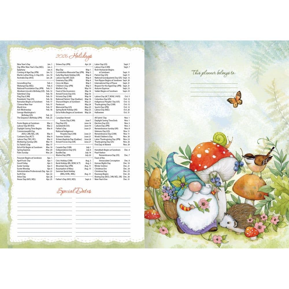 Lang, Gnome Sweet Gnome Taschenplaner 2026
