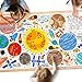 Giant Coloring Poster for Classroom Wall - Versatile 31.5 x 72 Inches Outer Space Activity Poster/Table Cover, Perfect for School Parties, Outer Space Birthday Party and Special Events Decoration