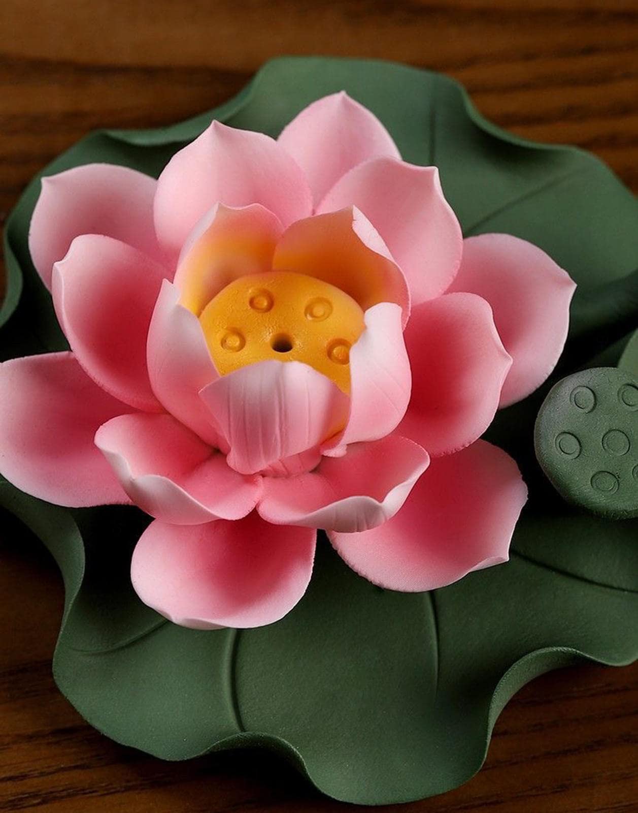 Amazon.com: Ceramic Lotus Incense Burner Flower Incense Burner