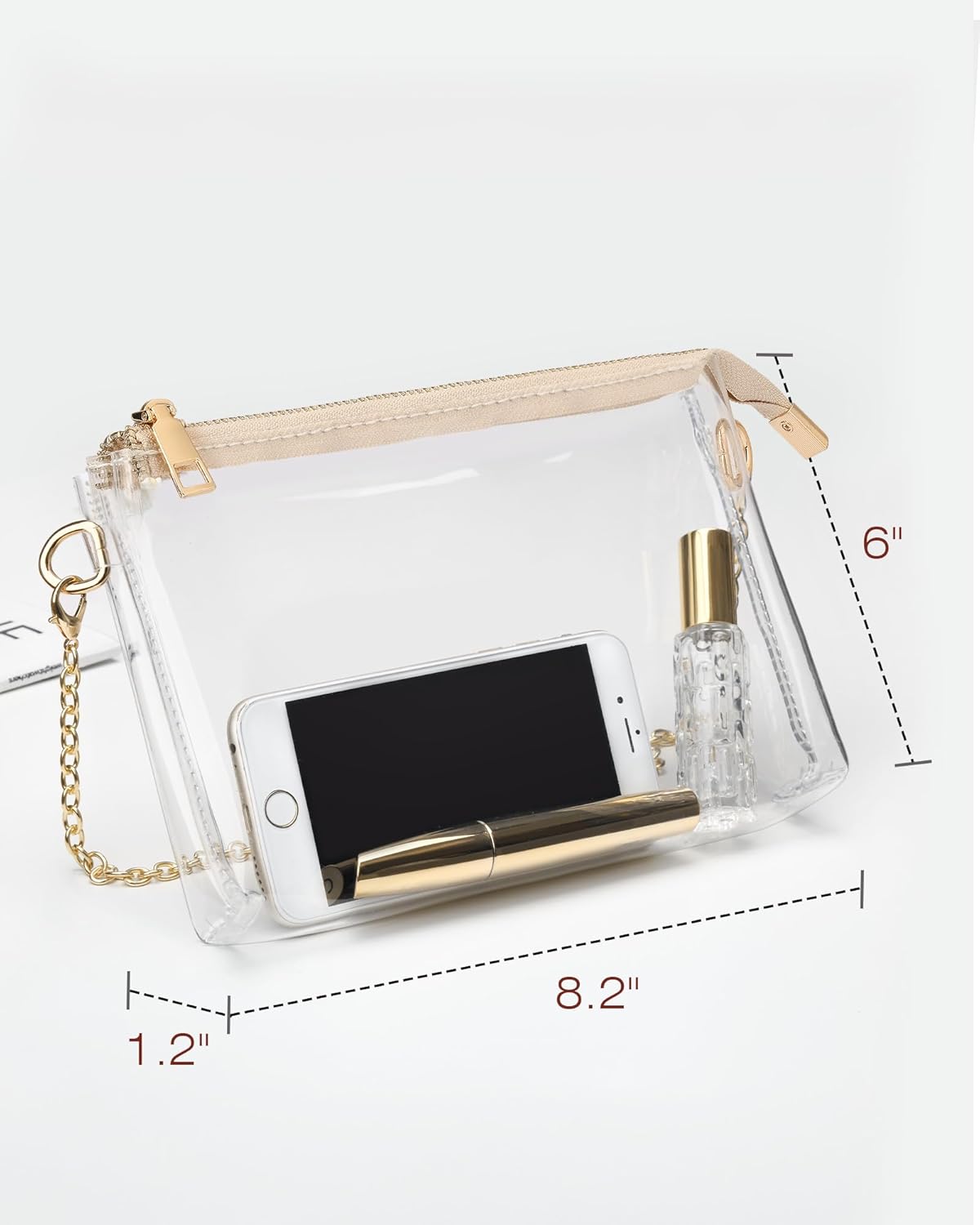 Clear Purse for Women - Stadium Approved Crossbody Bag, Small Stadium Bag for Concerts & Sports Events - Image 3