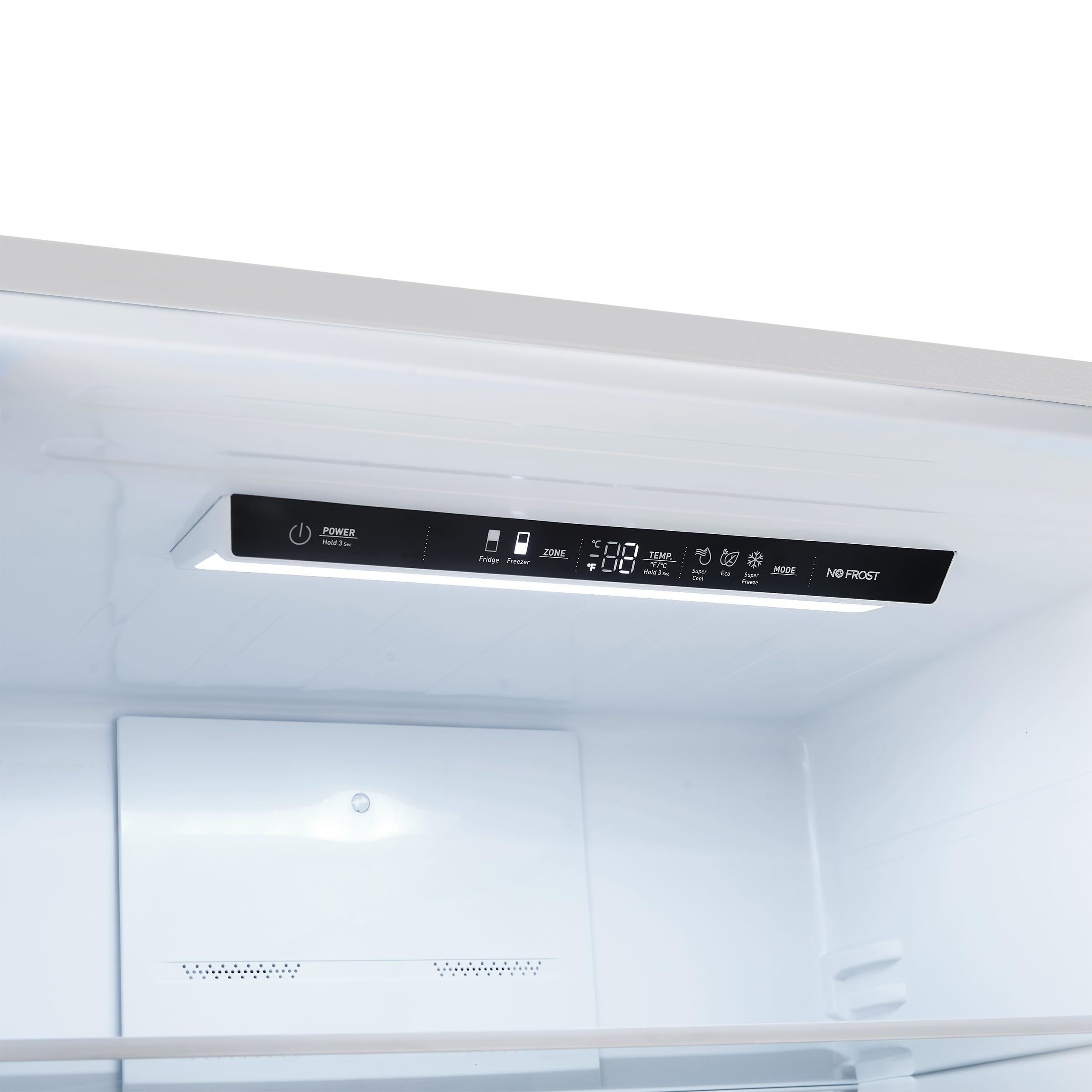 Forno Milano 62-Inch 2-Piece Freestanding Refrigerator With Dual Bottom Freezers 34.4 Cu.Ft Touch Control Ice Maker – Stainless Steel on Fridge.com - View 6