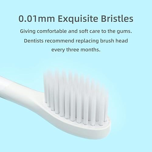 Miniatura 4 de Cabezales de cepillo de dientes eléctrico sónico para adultos para CD-02, CD-04, CD-06, CD-10, CD-11, CD-13, CD-14, cerdas de tipo cuidado suave,