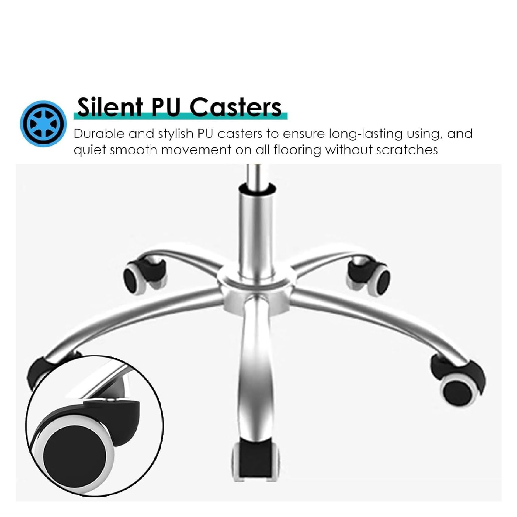 Silla de Montar Dental con Respaldo, Asiento rodante de Altura Ajustable, Mantiene la Postura erguida, Silla de Montar para Bares, Trabajo y Dibujo técnico (Negra).