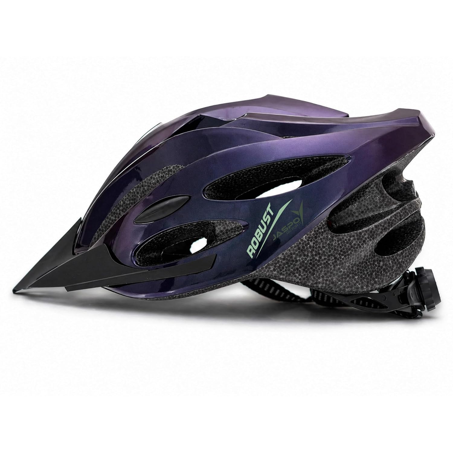 Jaspo Robust Plus Cycling and Skating Helmet for Kids & Adults | 170g Lightweight & Adjustable |Sports Helmet | Quick-Release Buckle & Padded Chin Strap | Ideal for Cycling, Skating & Outdoor Use-image-42