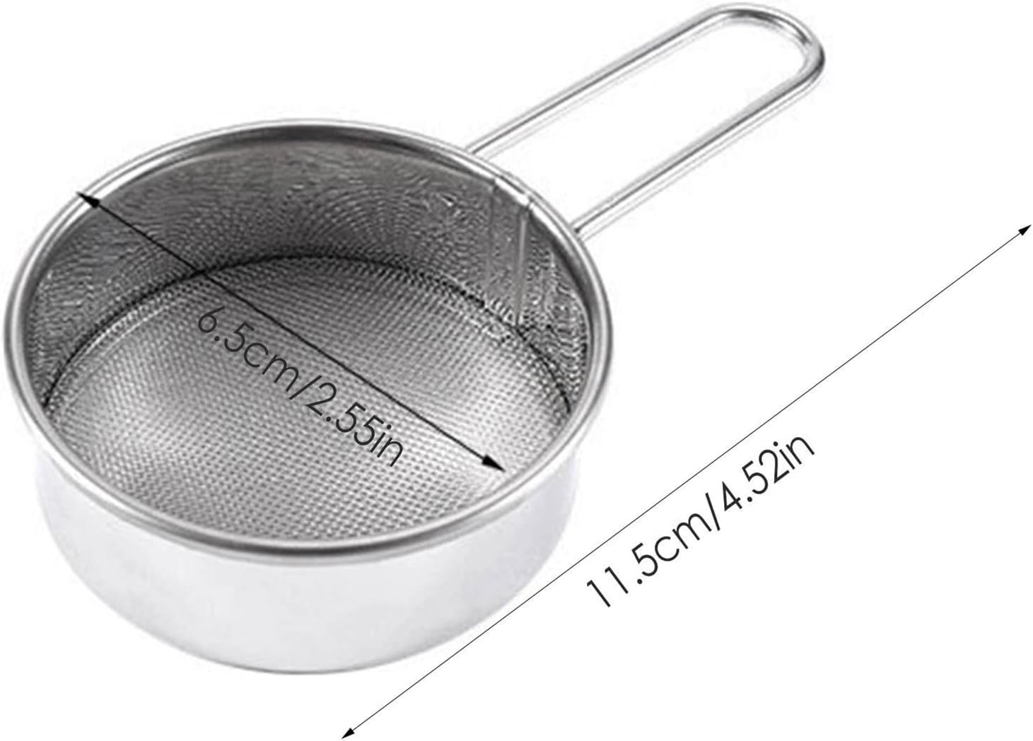 Multipurpose Fine Mesh Kitchen Tool Set for Baking and Cooking - Includes Strainer, Sifter, and Duster