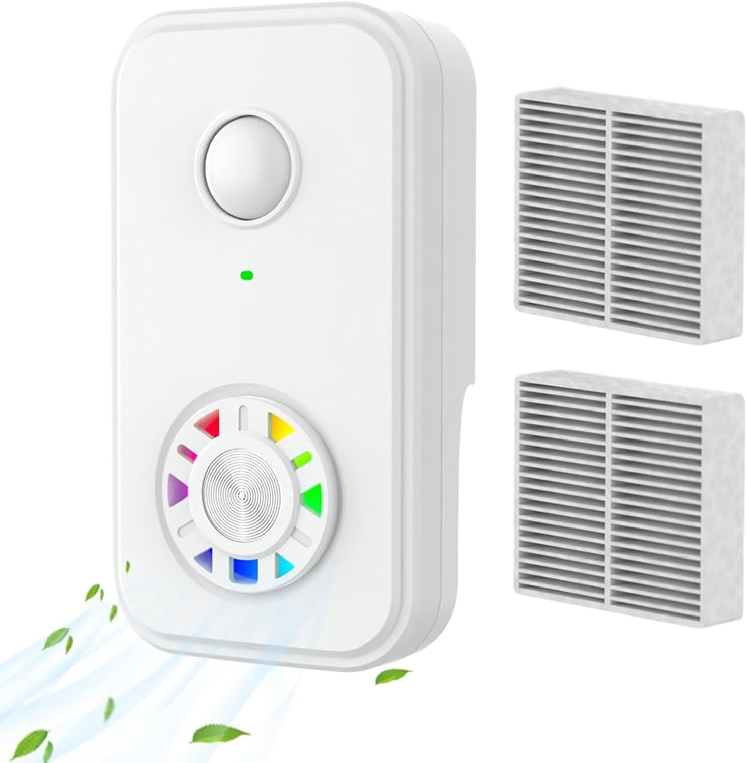ZHUMCCY Luchtreiniger Voor Slaapkamer Met Negatieve Ion – Luchtreiniger Voor Woonruimte | Geurverwijderaar Stille Filter Ionisator Slaapkamer Keuken Huisdieren
