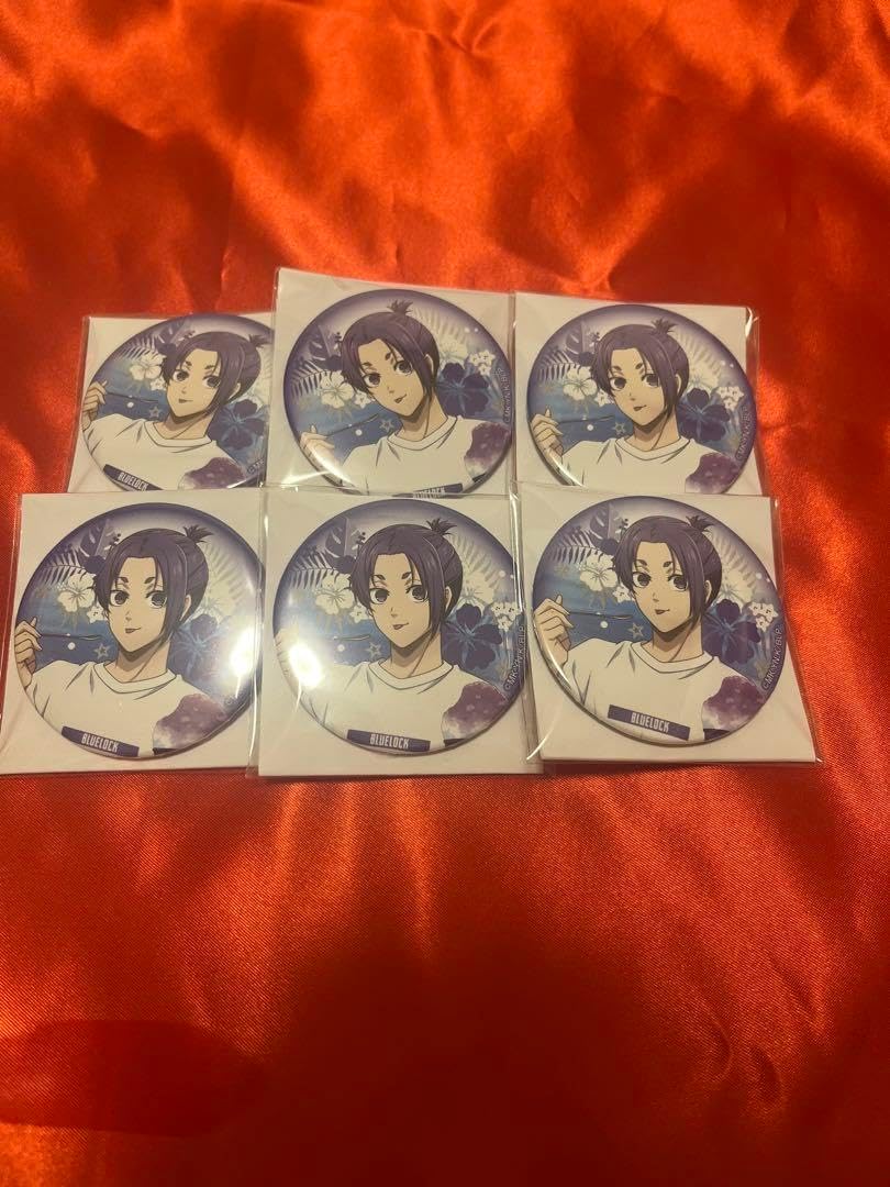 ブルーロック スイパラ アニマックスカフェ ホログラム缶バッジ 千切豹