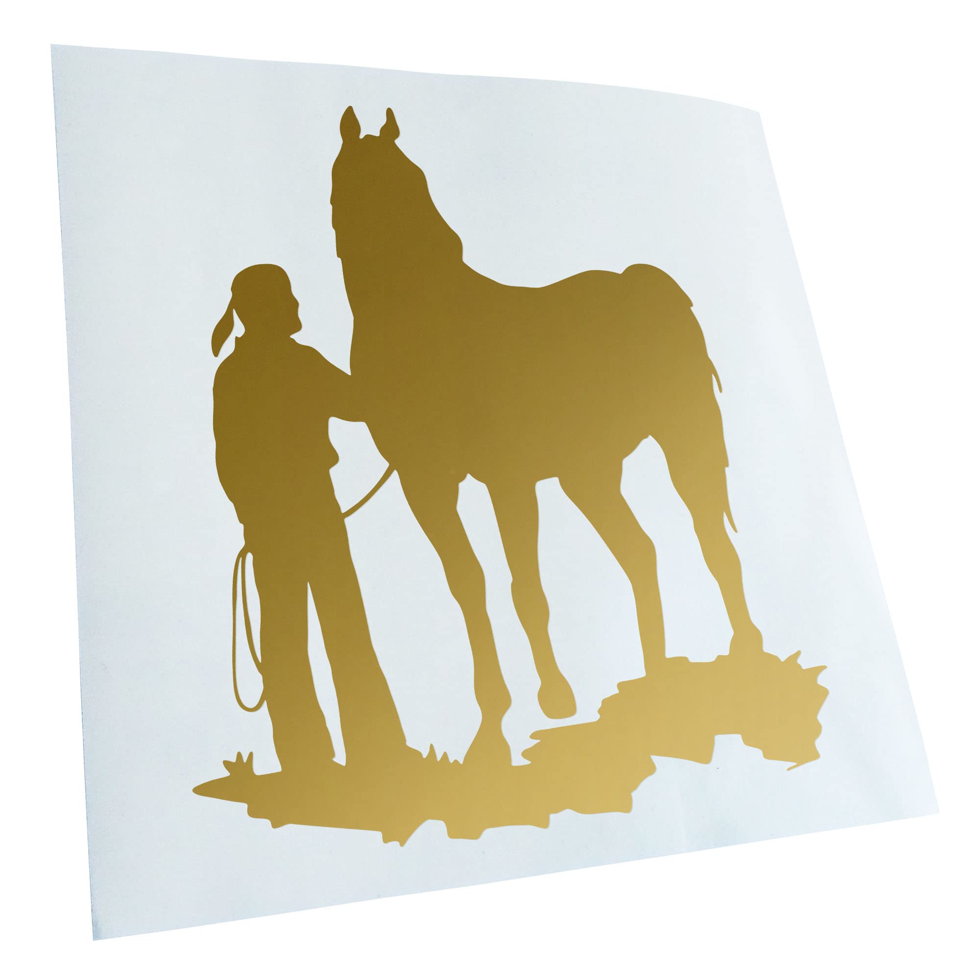Kiwistar - Car Sticker - Indian with Horse for Car, Laptop, Bicycle, Truck, Motorcycle Multicolor JDM Decal Racing
