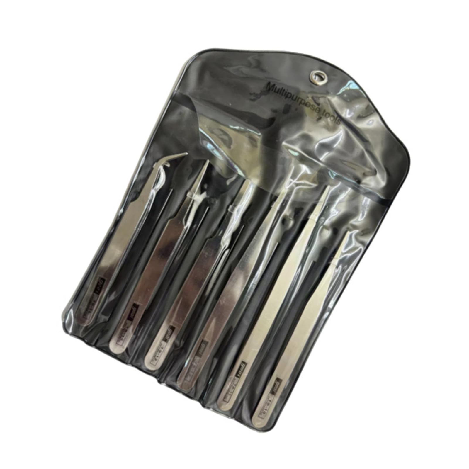 6Piece Stainless Steel Tweezer Set for Tasks Need for Electronics Repair and Jewelry Making Laboratory Use Tweezers