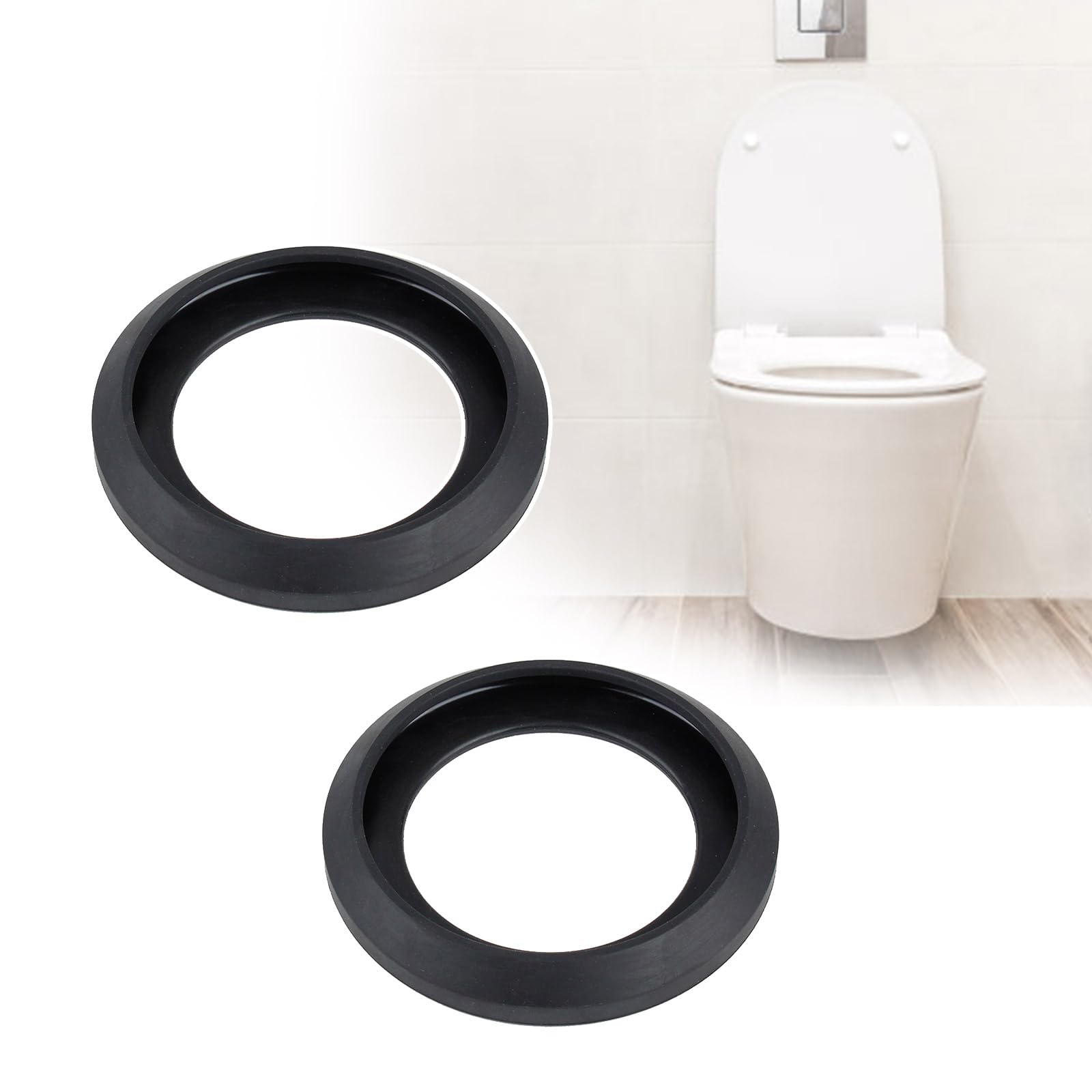10 Stück Gummidichtung, Unterlegscheiben, WC-Schrank-Flanschdichtung, Ersatzdichtung, Sanitärdichtung, Unterlegscheiben, WC-Zubehör