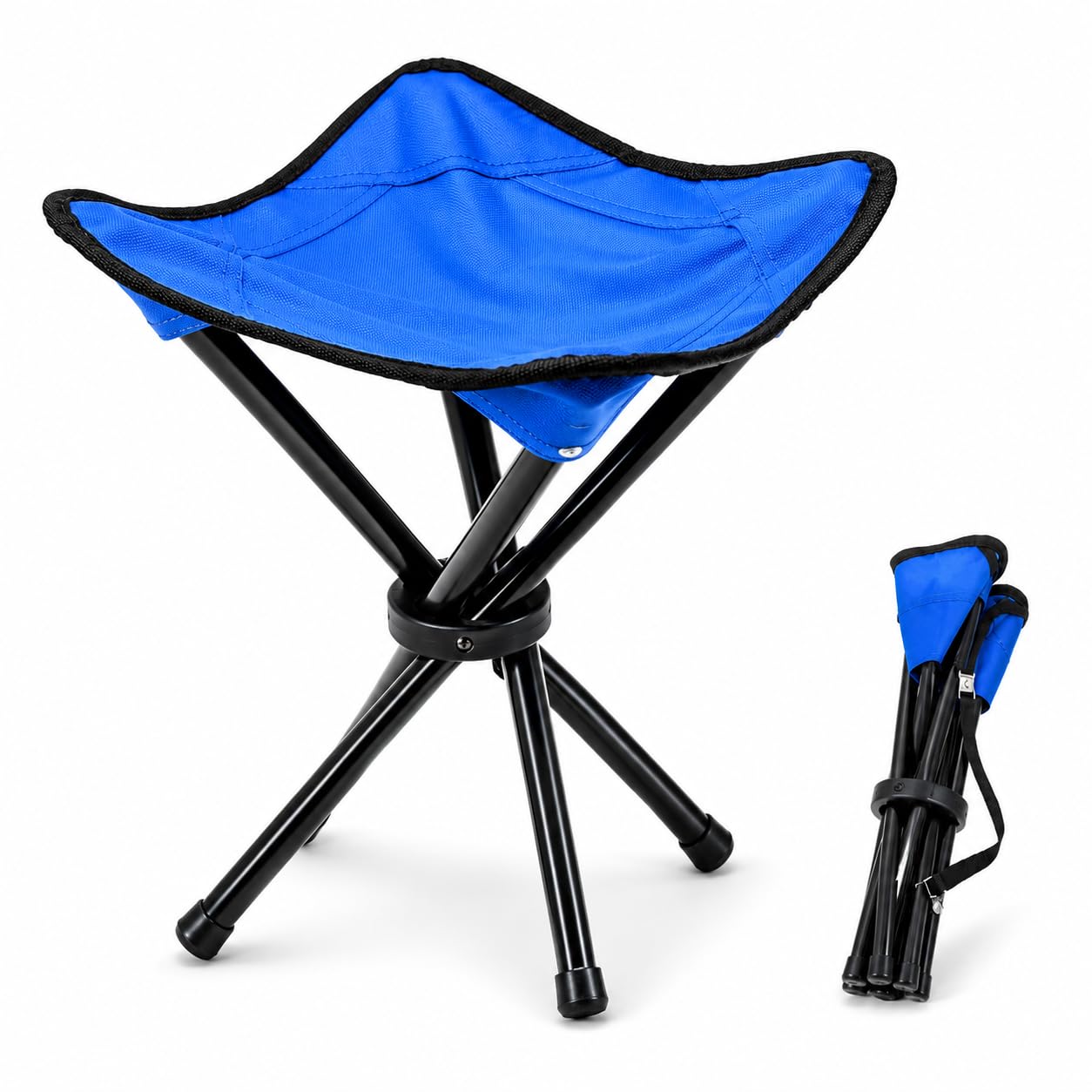 AARSH® Foldable Stool Portable Travel Chair Four-Leg Stool for Outdoor Travel (Multiple Colors)-image-22