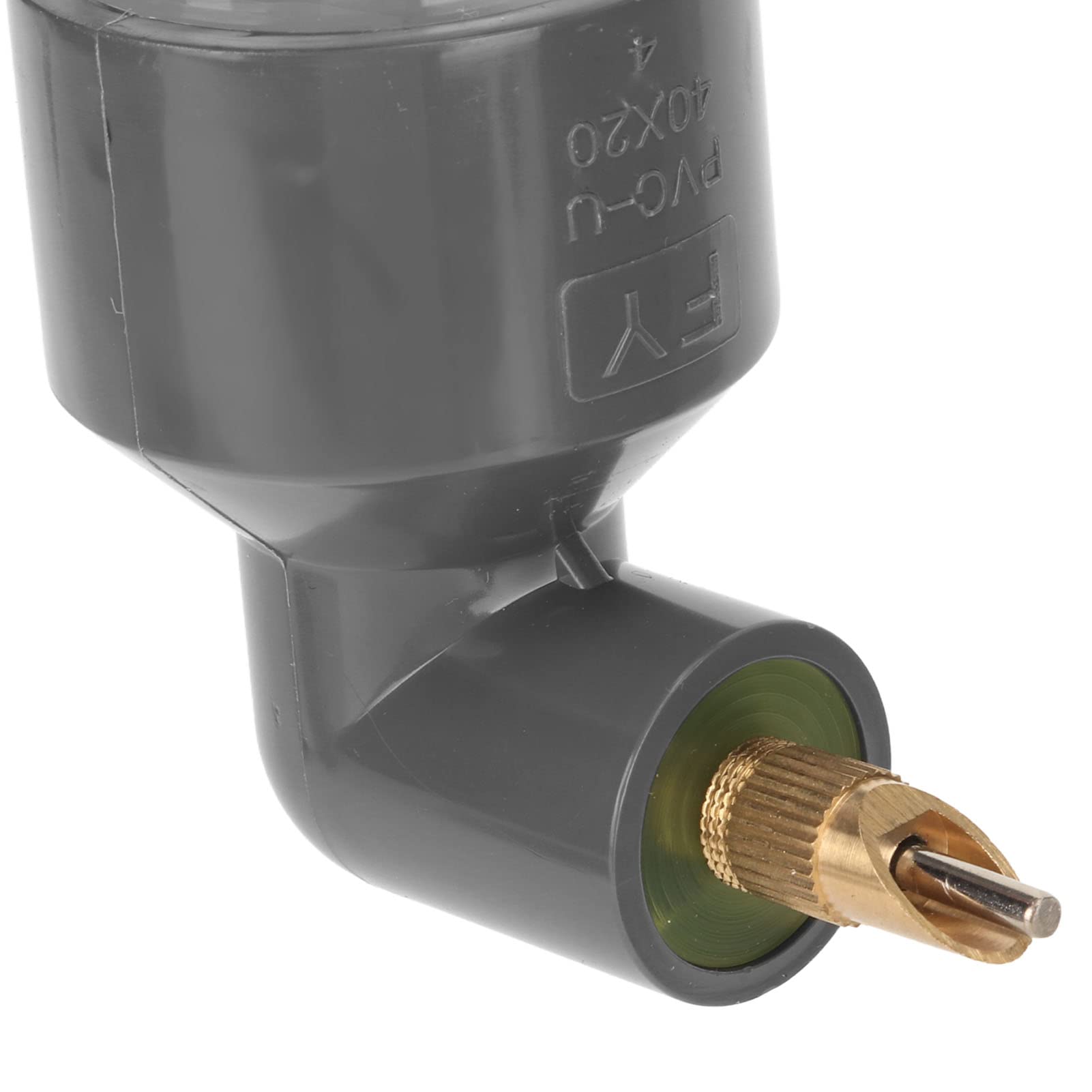 Abbeveratoio Automatico per Pappagalli, Beccuccio per Massaggiagengive in Acrilico, Beverino per Uccelli di Grande capacità per Piccoli Pappagalli Medi per Accessori per Gabbie per Uccelli (Grigio)