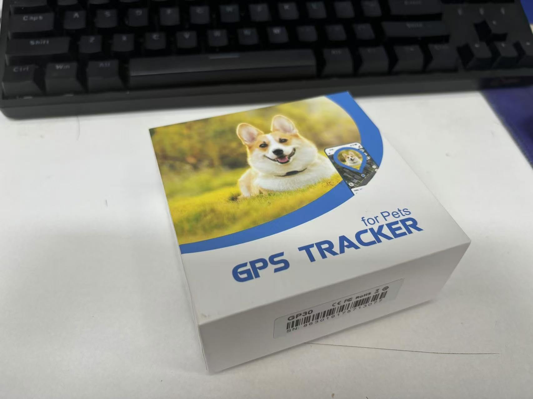 ES-GP30 GPS Perros – Localización en Tiempo Real en Todo el Mundo – Rastreador de Salud y Actividad – Alertas antifuga – Luces y Sonidos – Impermeable – Garantía de por Vida