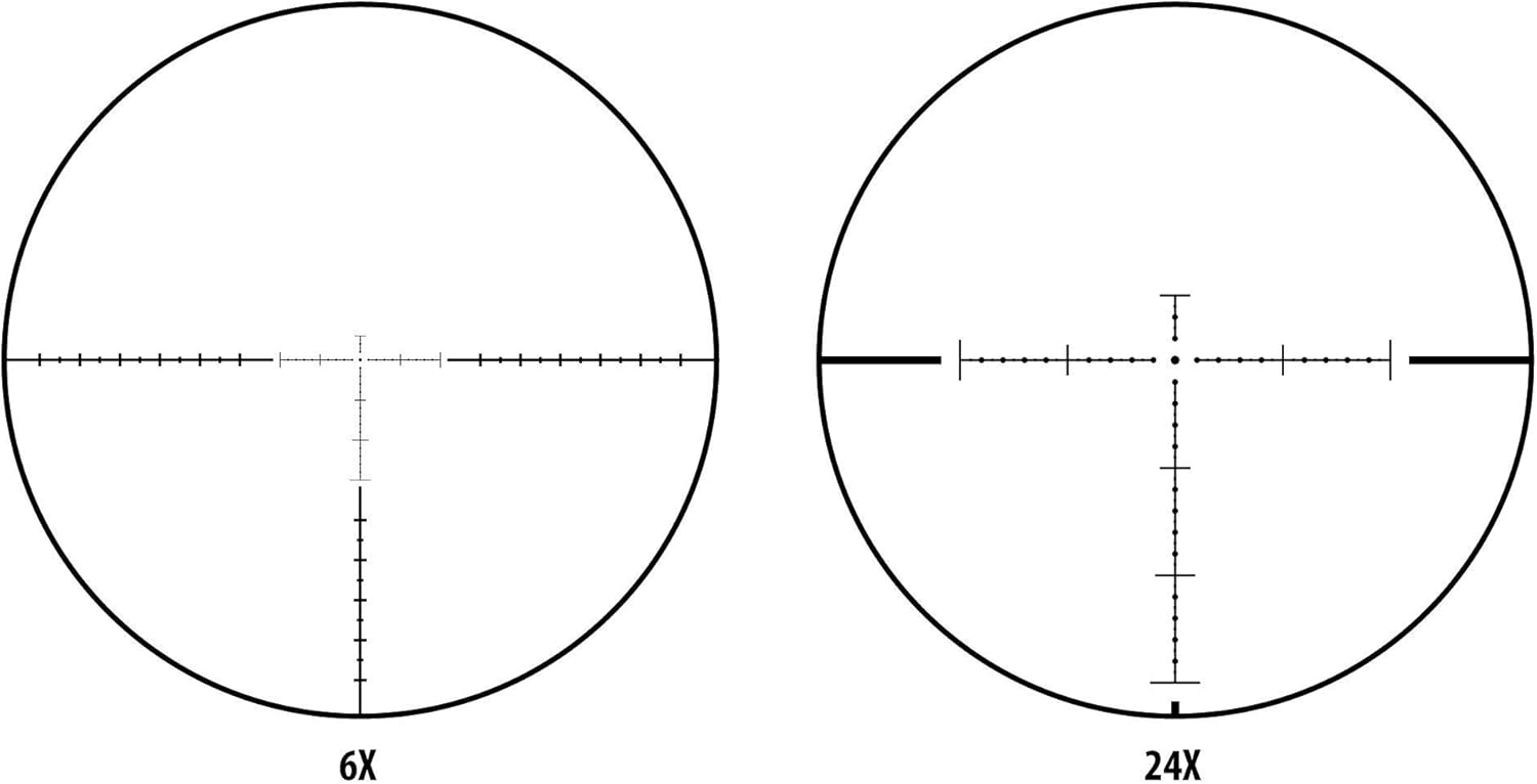 Monstrum Alpha Series 6 24x50 First Focal Plane FFP Rifle Scope with MOA Reticle Image