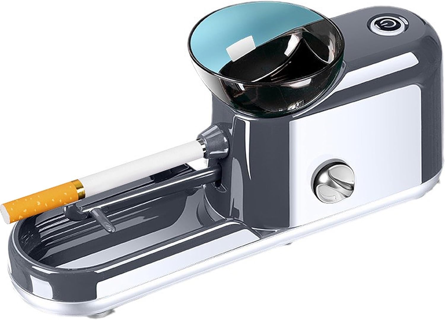 The Za Machine, The Za Roller, Za Rolling Machine, Cigarette Rolling Machine Electric Automatic Injector Tobacco Roller Maker(Gray)
