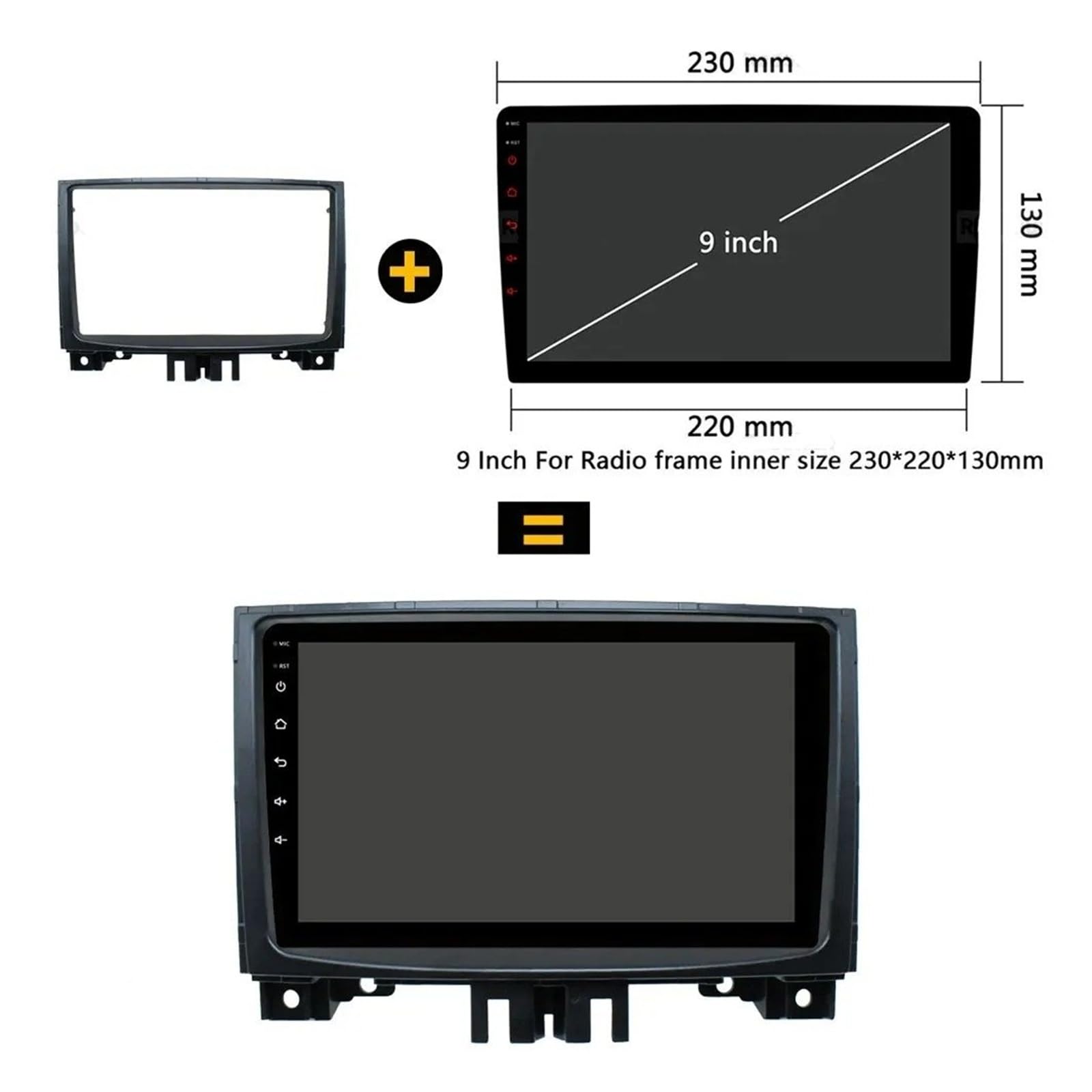 per VW Crafter Auto Radio Android Lettore Stereo Console Telaio Fascia 16PIN Adattatore Cablaggio Canbus Mascherina Autoradio(Only Cable Canbus)