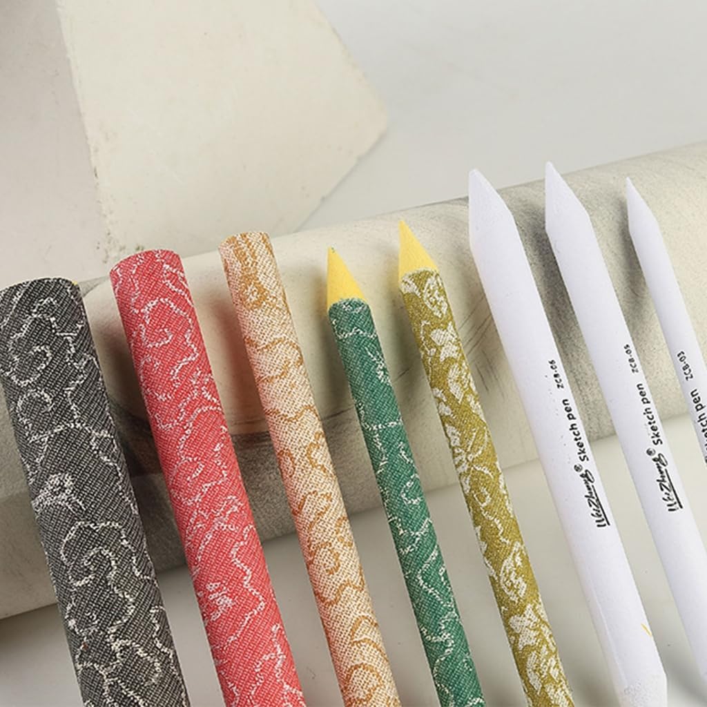 Art Blenders, Paper Blending Stumps and Tortillions Sketch Art Drawing Art Blender Stick Tortillions Sandpaper Pencils