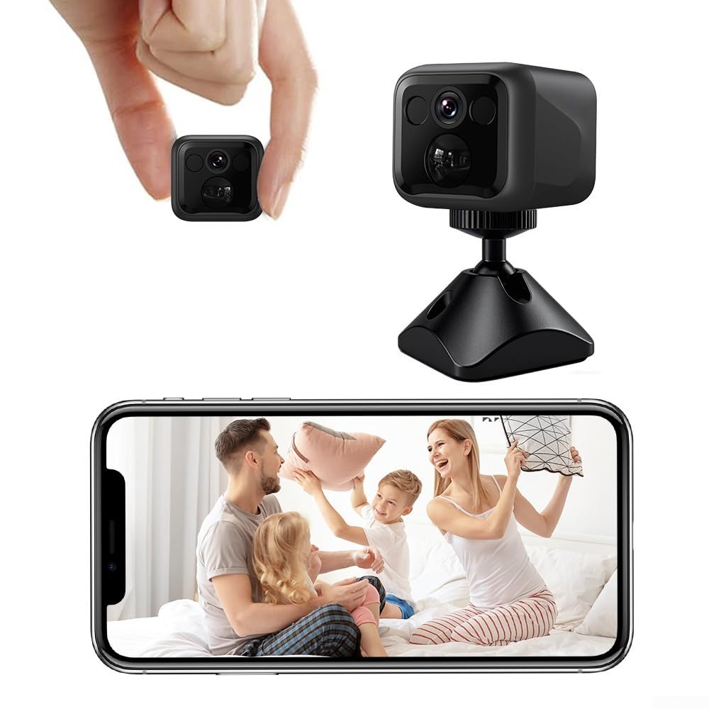 Telecamera di sicurezza 4K WiFi, per visione notturna 135° obiettivo Ultra-HD | 4K per visione notturna, obiettivo grandangolare 135°, 8h per durata della batteria, audio a 2 vie, rilevamento movimento PIR