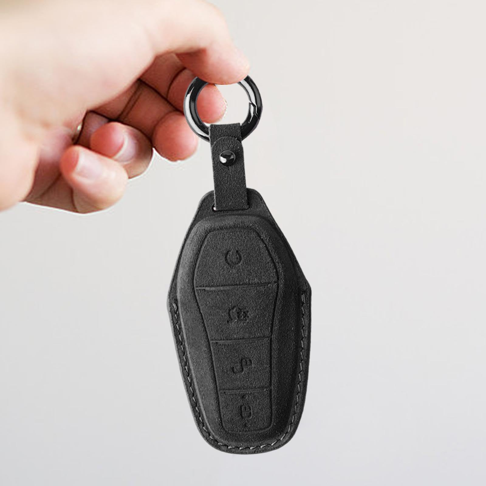 4x Funda para Llave de Coche, Portátil, Inteligente, Protector de Llave, Accesorios para Coche, Carcasa para Llave, Protección de 360 ​​grados para At