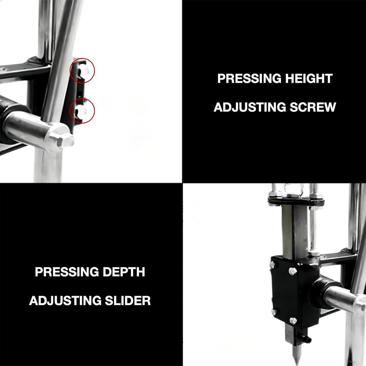 Manual Oyster Shucker Tool, Oyester Shells Opener with High Hardness Needle, Adjustable Height Seafood Shucking Tools, for Oyster Clams Scallops Shellfish Restaurant Seafood,