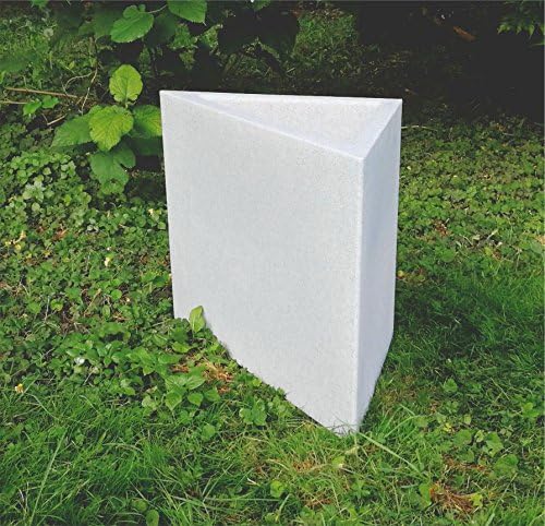 Smooth White Corner Planter Art 262