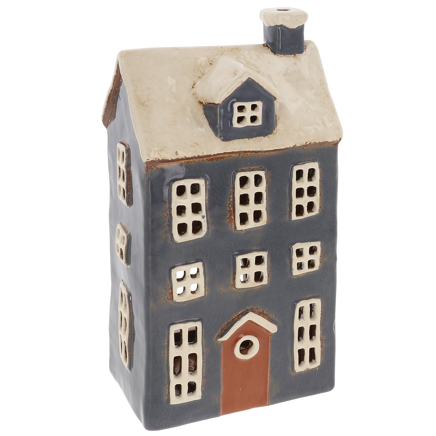 Shudehill Giftware Dormer Large Village Pottery Dormer, Cottage And Croft Style Tealight Houses (Dormer Large)