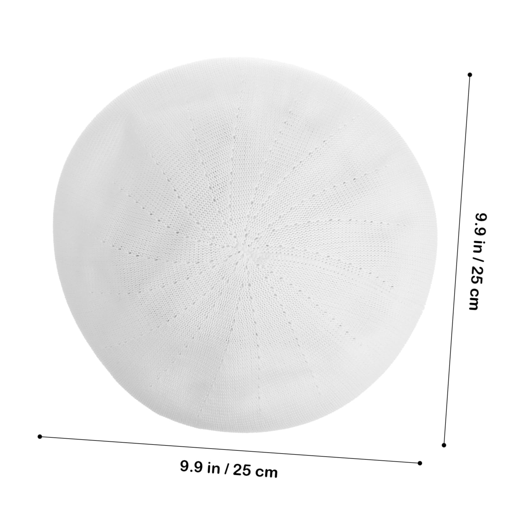 Didiseaon Berets Cap for Adults Fashionable Summer Sun Hat Lightweight and Stylish Uv Protection White