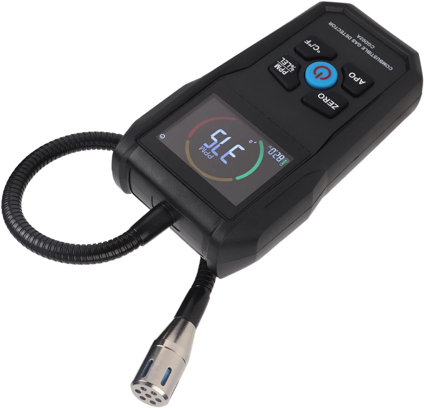 Fuel Gas Detector 50‑50000PPM LCD Display Portable Gas Leak Tester for Pipe