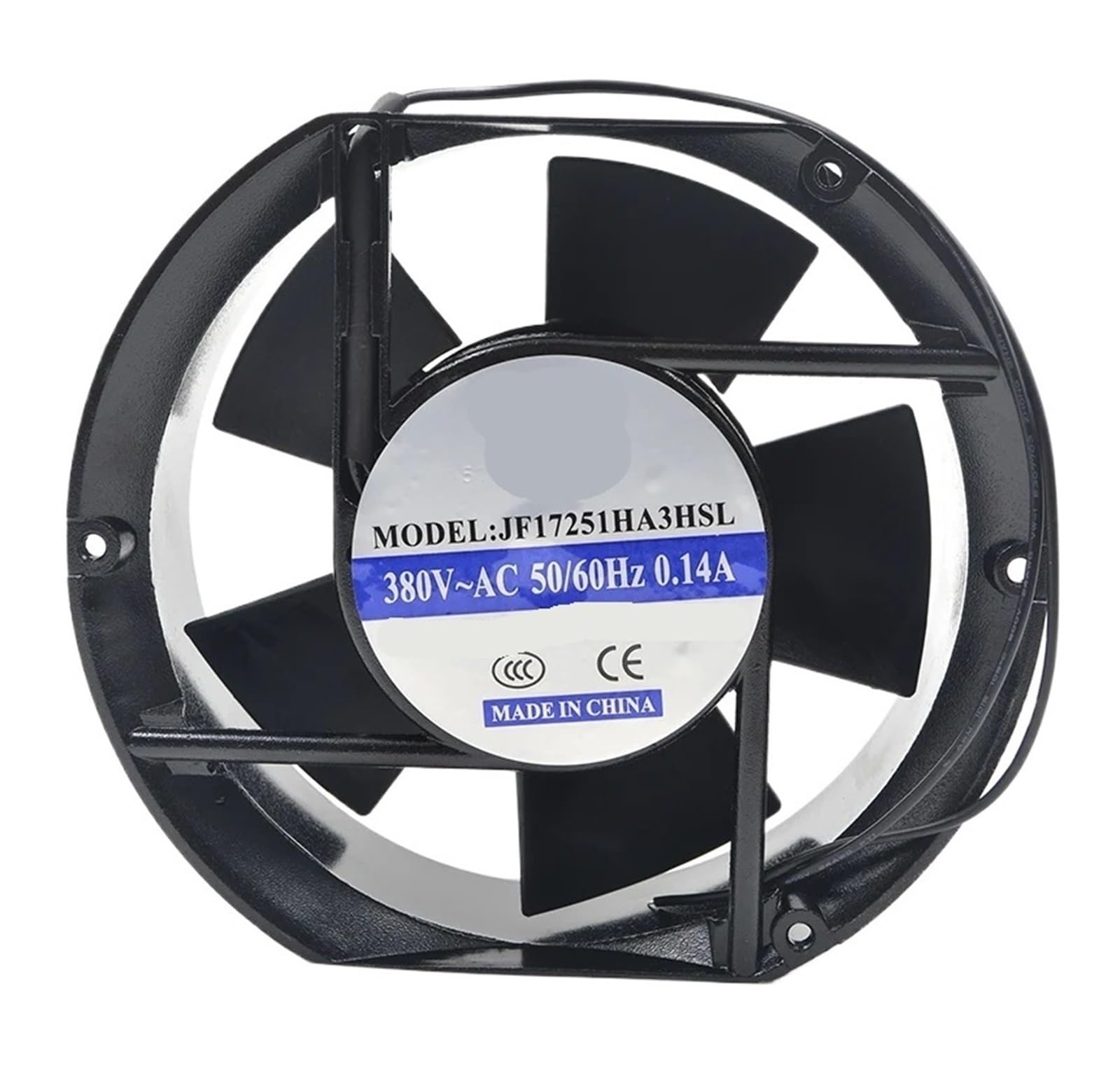 LZIKKGKI 172x150x51mm JF17251HA3HSL 380V 0.14A 17251 2 Wires Exhaust Two Phase Cooling Fan
