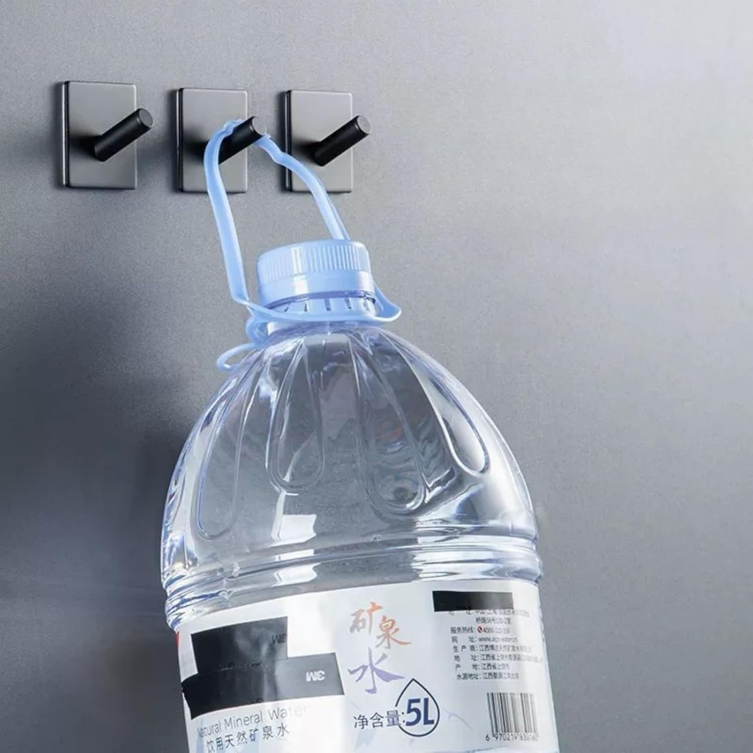 4 Pack Towel Hooks Stainless Steel Wall Hooks for Hanging Heavy Duty Towel Hooks for Shower Bathrooms, Kitchen Coat Hook, Black